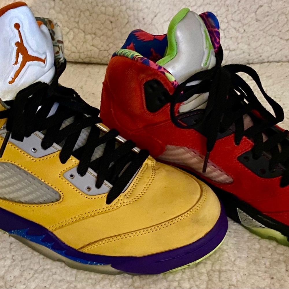 Jordan Multicolor Men's Sneakers - Red, Yellow, Black